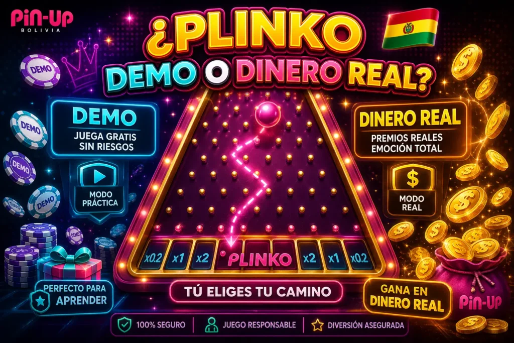 ¿Plinko demo o dinero real?